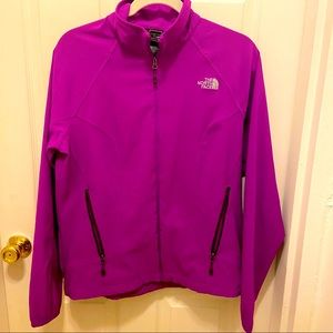 Purple North Face Lightweight Full Zip Jacket